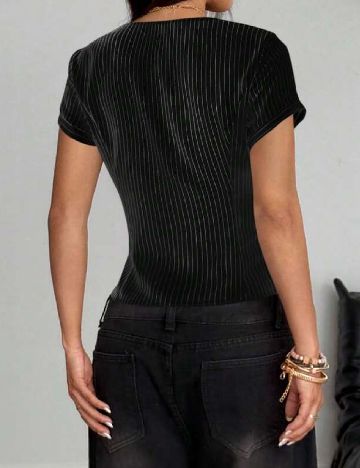 Top SHEIN, negru