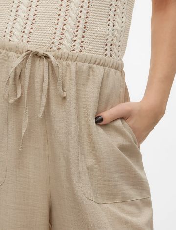 Pantaloni Vero Moda, bej
