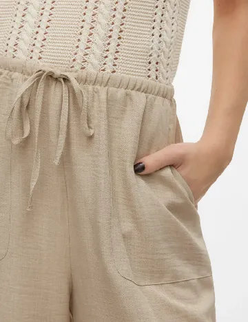 Pantaloni Vero Moda, bej