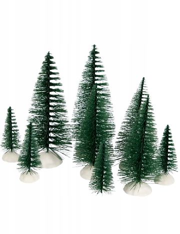 Set brazi decorativi 10 bucati ACTION, verde