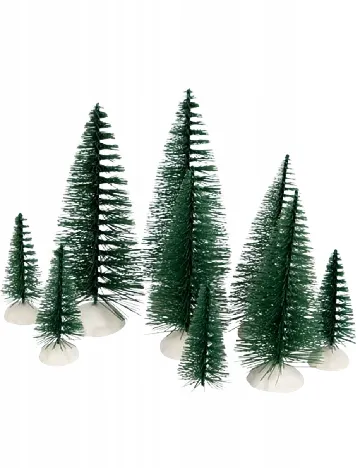 Set brazi decorativi 10 bucati ACTION, verde