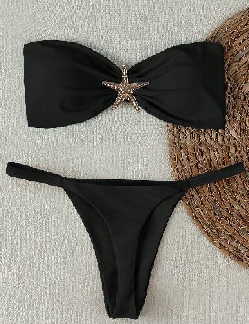 Costum de baie SHEIN, negru