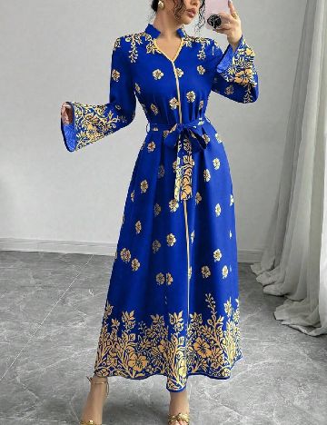 Rochie lunga SHEIN, albastru