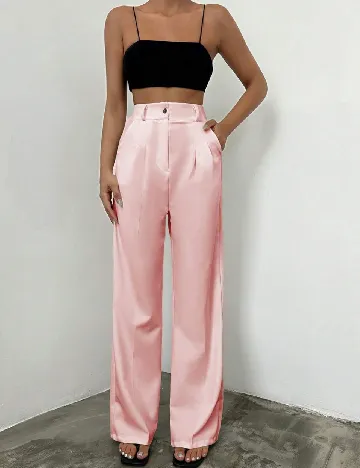 Pantaloni SHEIN, roz