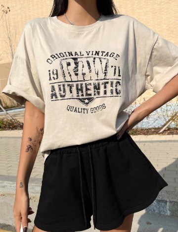 Tricou SHEIN, bej
