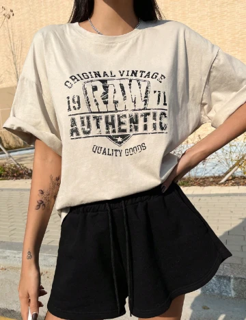 Tricou SHEIN, bej