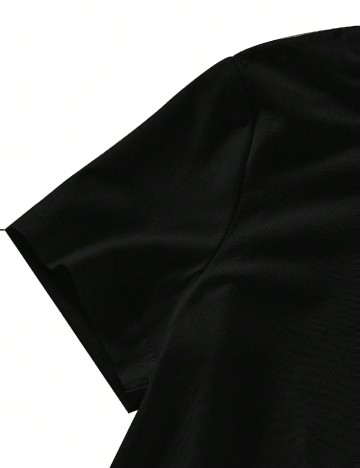 Tricou Shein Kids, negru