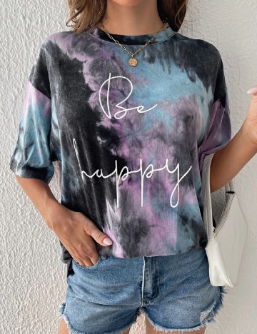 Tricou Oversize SHEIN, mix culori