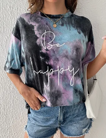 Tricou Oversize SHEIN, mix culori