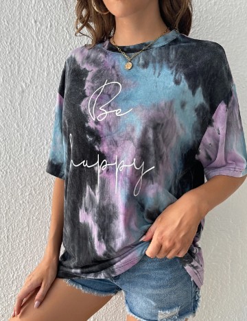 Tricou Oversize SHEIN, mix culori