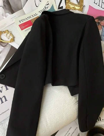 Sacou SHEIN, negru