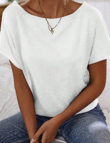 Tricou SHEIN, alb