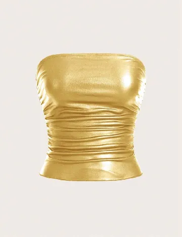 Top SHEIN, auriu
