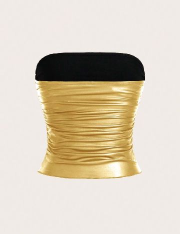 Top SHEIN, auriu