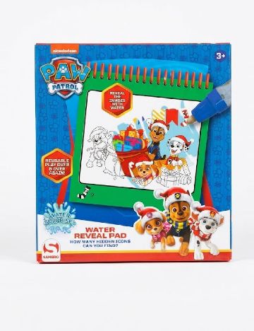 Carte de colorat cu apa Nickelodeon, mix culori