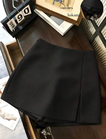 Fusta pantalon SHEIN, negru