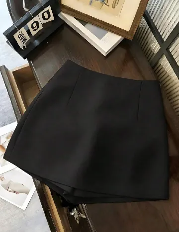 Fusta pantalon SHEIN, negru
