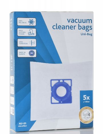Saci pentru aspirator 5 bucati ACTION, alb