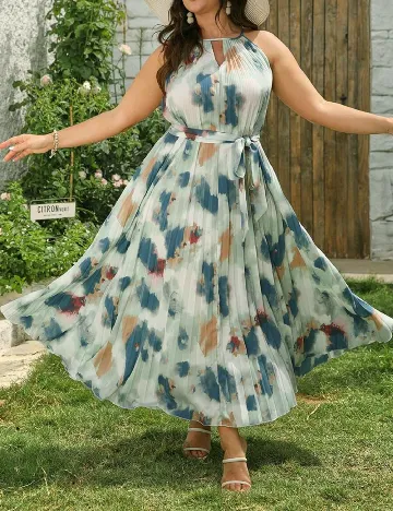 Rochie lunga SHEIN CURVE, mix culori