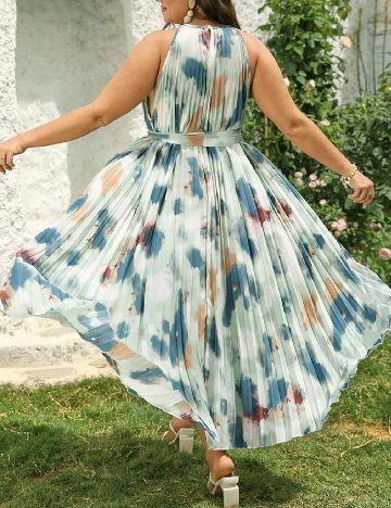 Rochie lunga SHEIN CURVE, mix culori