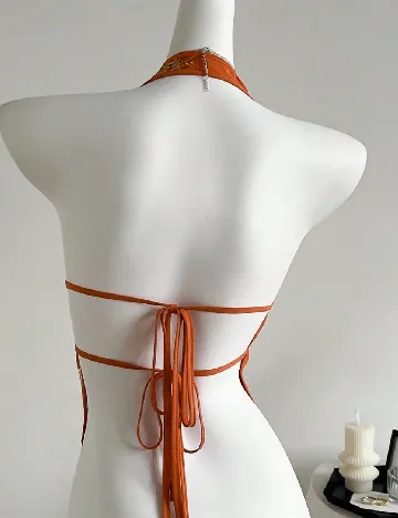 Top SHEIN, portocaliu