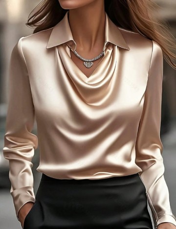 Bluza SHEIN CURVE, roz pal