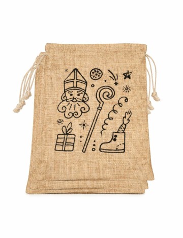 Set pungi de cadou 3 bucati Via Chasse, maro