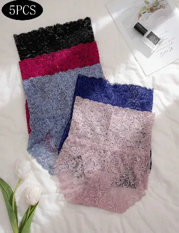 Set chiloti 5 perechi SHEIN, mix culori