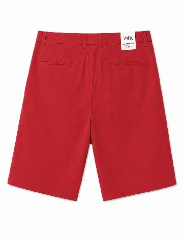 Pantaloni scurti Zara, rosu