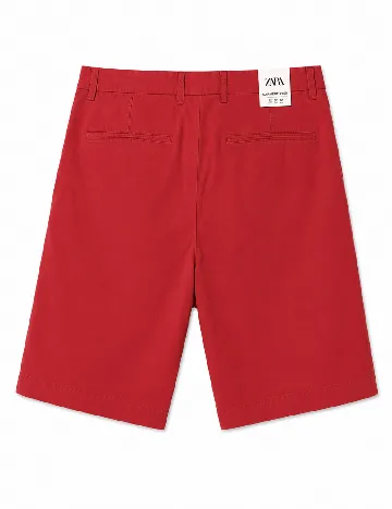 Pantaloni scurti Zara, rosu