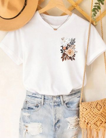 Tricou SHEIN, alb
