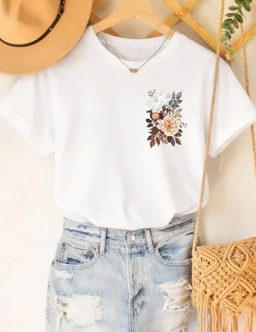 Tricou SHEIN, alb