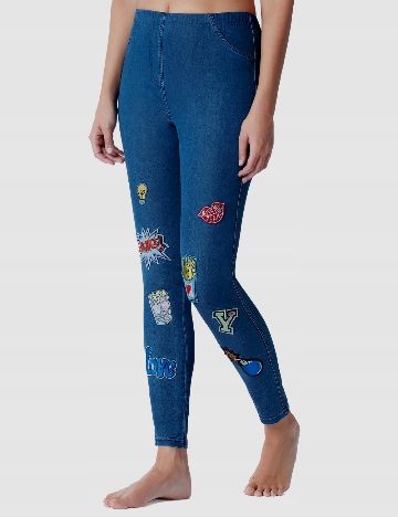 Pantaloni Calzedonia, alb