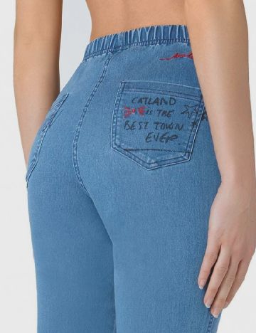 Pantaloni Calzedonia, albastru