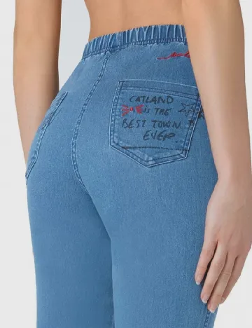 Pantaloni Calzedonia, albastru