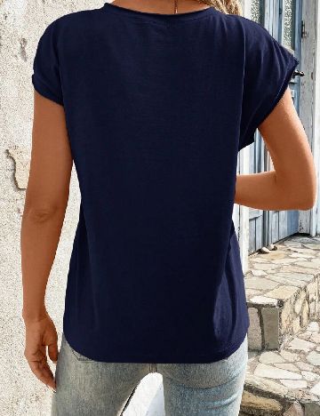 Tricou SHEIN, bleumarin