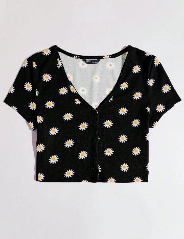 Top SHEIN CURVE, negru