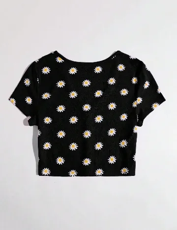 Top SHEIN CURVE, negru