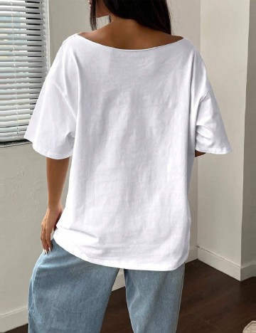 Tricou SHEIN CURVE, alb