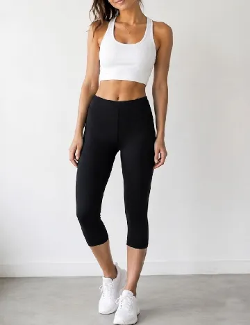 Colanti trei sferturi Tezenis, negru