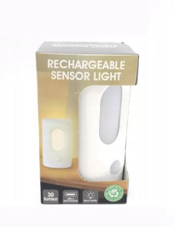 Lampa LED cu senzor de miscare ACTION, alb