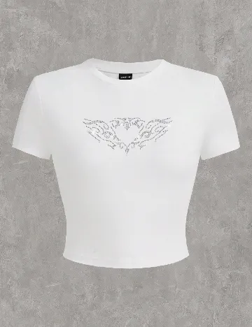 Top SHEIN, alb