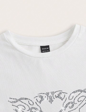 Top SHEIN, alb
