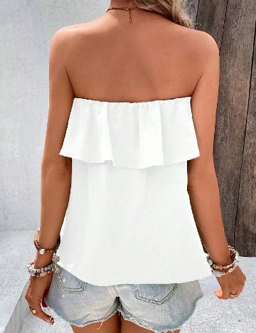 Top SHEIN, alb