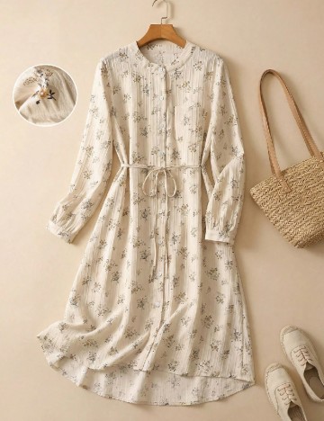 Rochie medie SHEIN, floral print