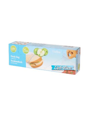 Set pungi alimentare, 25 bucati ACTION, transparent