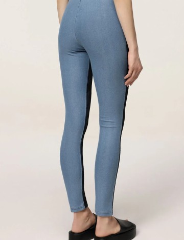 Colanti Tezenis, negru/albastru
