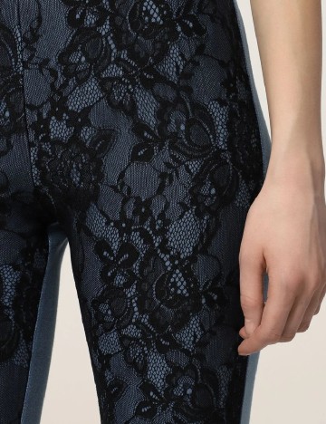 Colanti Tezenis, negru/albastru