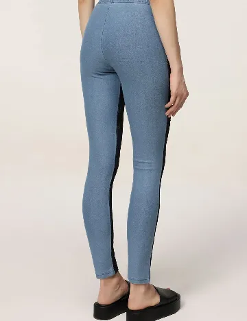 Colanti Tezenis, negru/albastru