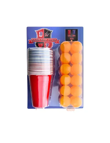 Joc Beer-pong ACTION, mix culori